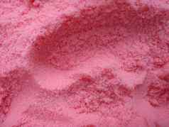 大量明亮的粉红色的浴盐独家新闻孔