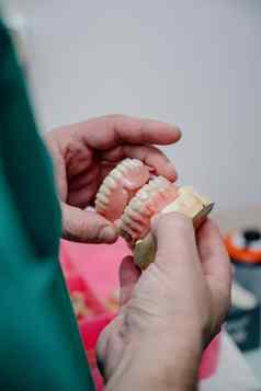 假牙齿牙科办公室牙科医疗保健概念牙科诊所