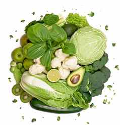 横幅作文健康的素食者餐成分生食物概念各种有机水果蔬菜鳄梨素食主义者菜单