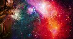 空间背景星尘号闪亮的星星现实的色彩斑斓的宇宙星云乳白色的