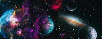 空间场景行星星星星系螺旋星系深空间星星地球星系免费的空间元素图像有家具的美国国家航空航天局
