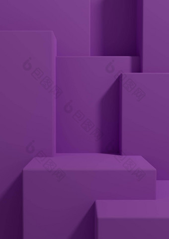 明亮的紫色的紫罗兰色的呈现<strong>产品</strong>显示壁纸讲台上站好前奢侈品<strong>产品</strong>简单的最小的摘要几何<strong>产品</strong>摄影背景