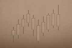 金融图表股票市场增长图表业务投资市场交易分析图表经济金融报告烛台图表
