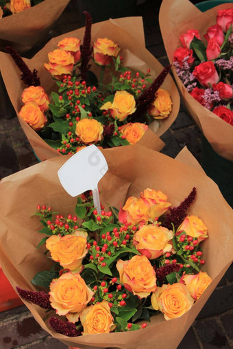 花束玫瑰市场