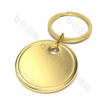 轮黄金钥匙链