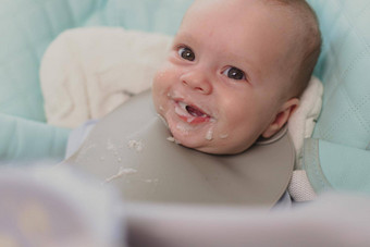 吸引婴儿婴儿食物文章营养孩子们