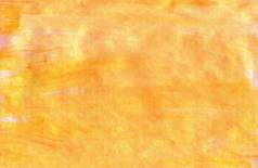 手绘水粉画橙色摘要背景纹理刷中风