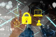 概念网络安全信息安全加密安全访问用户的个人信息安全互联网访问网络安全