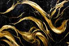 black-golden大理石奢侈品纹理背景神经网络生成的艺术