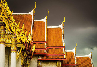 大理石寺庙<strong>曼谷泰国</strong>体系结构具有里程碑意义的著名的旅行目的地<strong>泰国</strong>