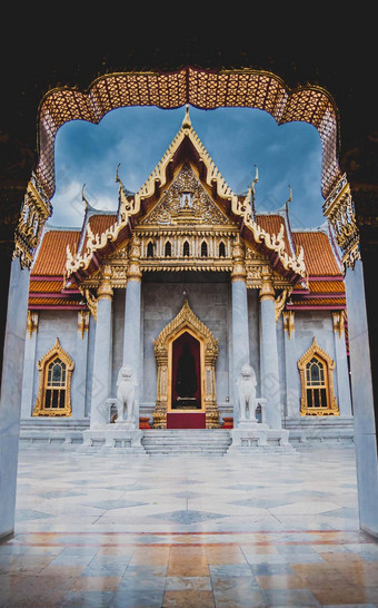 大理石寺庙<strong>曼谷泰国</strong>体系结构具有里程碑意义的著名的旅行目的地<strong>泰国</strong>