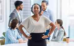 领导动机企业黑色的女人领袖业务会议快乐团队办公室权力女领先的讨论目标任务分享策略规划愿景