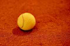 球网球谎言红色的法院体育