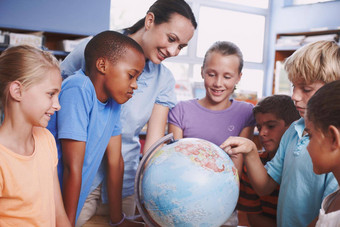 地理位置集团孩子们世界全球地理位置类