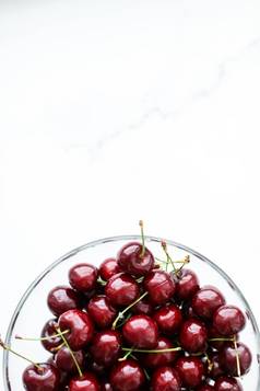 新鲜的甜蜜的樱桃多汁的樱桃浆果水果甜点健康的饮食背景