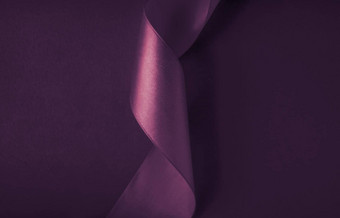摘要卷曲的丝绸丝带紫色的背景独家奢侈品品牌设计假期出售产品促销活动魅力艺术邀请卡背景