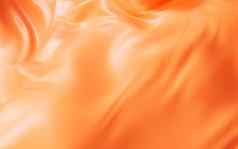 流动橙色布背景呈现