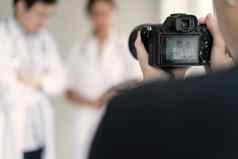 摄影师采取镜头概念医生护士出售网站