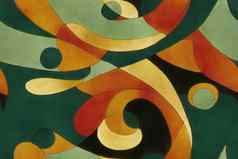 织物模式绿松石棕色（的）优雅