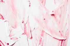 艺术摘要纹理背景粉红色的丙烯酸油漆刷中风变形墨水石油飞溅打印背景奢侈品假期品牌平铺横幅设计
