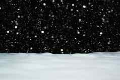 冬天背景照片雪景观雪地里降雪
