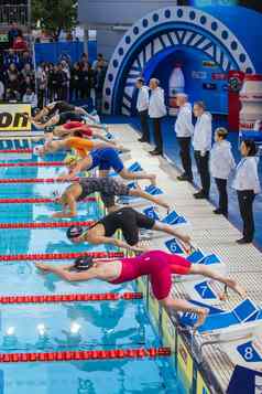 墨尔本国际泳联世界短游泳锦标赛一天
