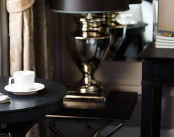 首页装饰室内设计奢侈品灯咖啡表格优雅的经典风格房间家具装饰
