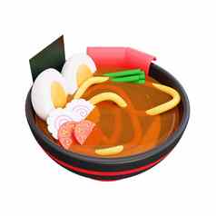 插图亚洲食物拉面日本食物