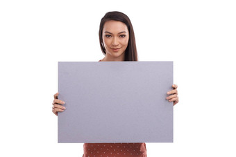 肖像海报模型女人工作室孤立的白色背景广告市场营销广告牌品牌产品放置黑色的空间新闻公告