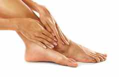 修脚美手脚沙龙健康脚护理白色背景脚化妆品指甲波兰的脚趾法国提示宠爱水疗中心美治疗工作室