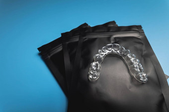 纠正调整器美牙齿谎言黑色的包特殊的存储袋牙科健康护理