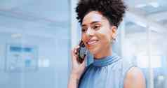业务电话调用启动网络黑色的女人电话沟通有创意的微笑愿景公司漫画谈话移动讨论工人规划智能手机