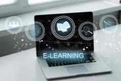 电子学习教育互联网教训在线网络研讨会人参加在线教训数字屏幕教育互联网技术
