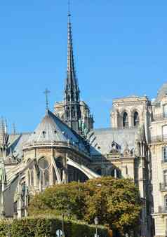 巴黎圣母院巴黎夫人巴黎著名的天主教大教堂巴黎
