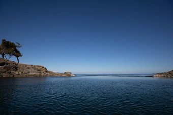视图船通道冬天湾海洋公园锚地温哥华岛加拿大