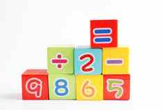 数量木块多维数据集学习数学教育数学概念
