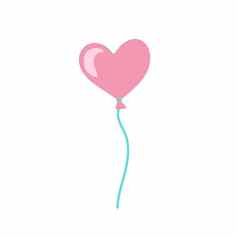 心气球手画涂鸦情人节一天插图爱浪漫的