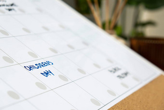 儿童一天日历提醒重要的事件任命每月规划师磁董事会天月的地方输入重要的重要的时间表概念业务规划白板规划师磁每月模板