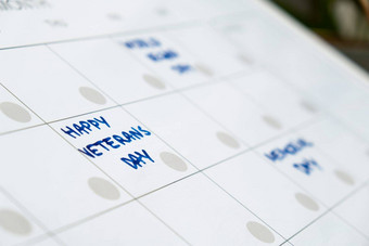快乐退伍军人一天日历提醒重要的事件任命每月规划师磁董事会天月的地方输入重要的重要的时间表概念业务规划白板规划师磁每月模板