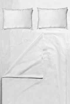 床上用品表枕头床上睡眠卧室白色