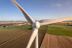涡轮风农场关闭绿色可再生能源