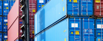 容器物流货物航运业务容器船进口出口物流容器运费站物流行业港口港口容器港卡车运输