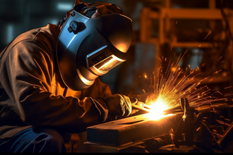 焊接焊工工作劳动工厂工人