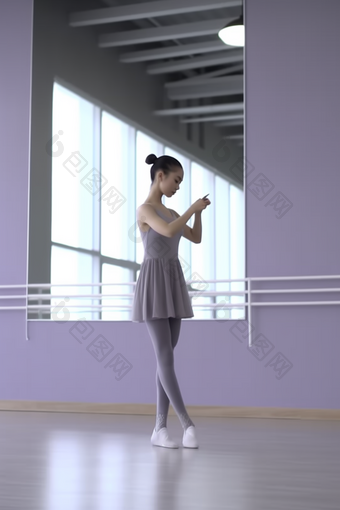 芭蕾舞蹈房教室舞房