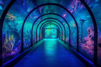 水族馆观光隧道室内海底世界<strong>海洋世界</strong>