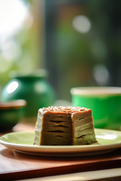 传统美食绿豆糕高清摄影图4
