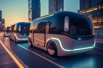 智慧城市无人驾驶车辆未来虚拟