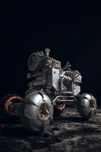 外太空的探测车探索设备