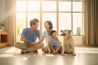 温馨家庭合影高清全家福和谐
