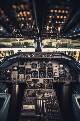 飞机驾驶舱表盘仪控制仪器